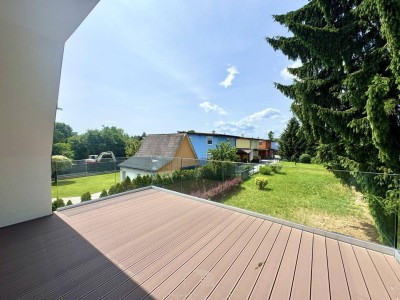 ERSTBEZUG : Sonnige 3-Zimmer-Wohnung mit Dachterrasse und Parkplatz in Liebenau