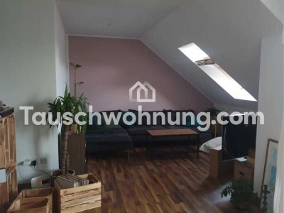 Tauschwohnung: Schöne Dachgeschosswohnung mit Terrasse