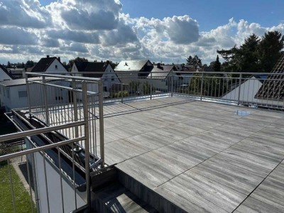 2-Raum-Wohnung mit Dachterrasse in Darmstadt für max. 1 bis 2 Personen