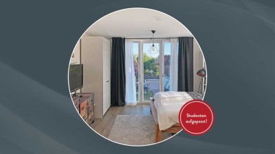 Barrierearm! Fahrstuhl!
1-Zimmer-Wohnung - Innenhofausrichtung