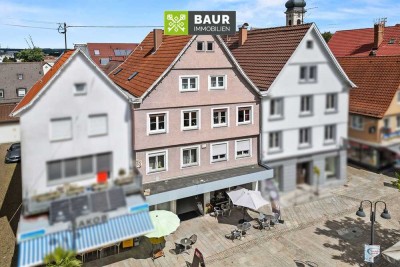 7% Rendite! Wohn- und Geschäftshaus in zentralster Lage in der Stadtmitte von Ehingen