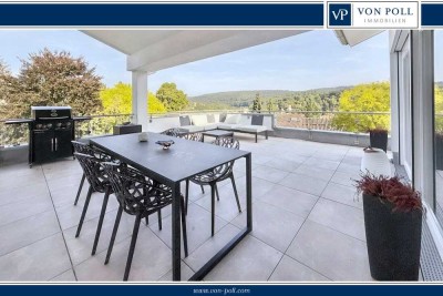 Sonnendurchflutetes Penthouse mit großer Dachterrasse und Ausblick