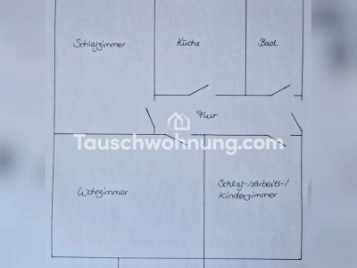 Tauschwohnung: Bieten günstige 3-Zimmerwohnung - suchen Traumwohnung