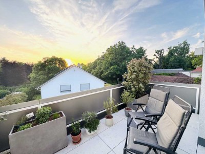 ALL INCLUSIVE 160 m² Neubau - 3,5 ZKB Balkon, Gästebad, PKW-Abstellplatz - Wohnen am Schlosspark