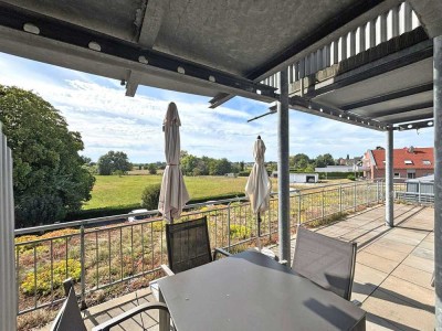 4-Zimmer-Wohnung mit großzügigem Balkon und Blick ins Grüne
