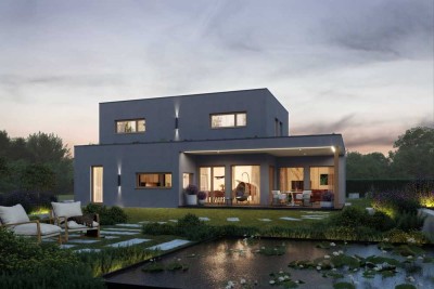 Ein Haus, der Modernen Eleganz