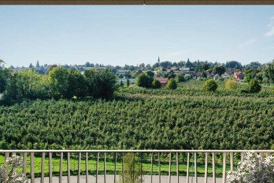 Neubau: 3-Zimmer Dachgeschosswohnung mit Blick ins Grüne | Wohnung D109