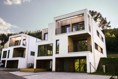 Klosterneuburgs Juwel am Wasser: Doppelhaus mit Badeteich - Modern, luxuriös, Hochwertig und zum sofortigen Einzug bereit!