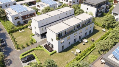 Stilvoller Neubau mit Garten und Dachterrasse in bester Waldrandlage von Mühltal-Trautheim