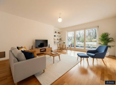 SONNENDURCHFLUTETE DACHGESCHOSS MAISONETTE MIT TERRASSE IM BEGEHRTEN 19. BEZIRK - PERFEKTE VERKEHRSANBINDUNG