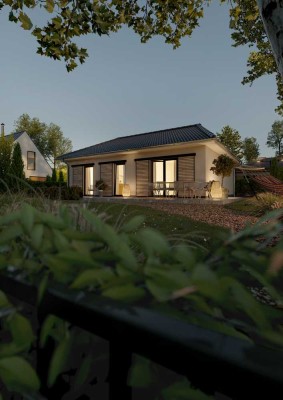Bauen Sie jetzt einen Bungalow – eine sichere, zukunftsgerechte Immobilie inkl. Grundstück
