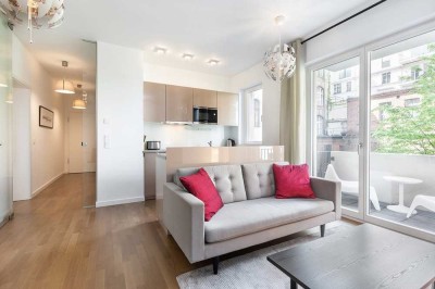 Berlin Mitte: 3 Zimmer Neubauwohnung, 2 Balkone, stufenloser Zugang, Fitnessraum, Aufzug, Fernwärme