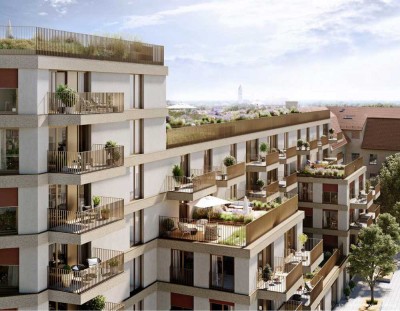 Hochwertig möblierte 2-Zimmer-Wohnung mit Südbalkon u. Tiefgarage - von privat ab 01.04.26