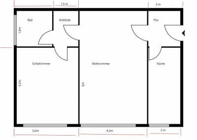 Lichtdurchflutete 2-Zimmer Wohnung in Rheinnähe | Bonn - Bad Godesberg, Ortsteil Mehlem