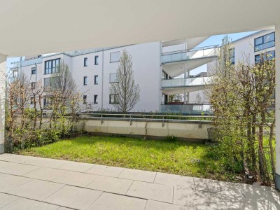 In ruhiger Südlage - in der neuen Mitte
moderne 3 Zimmerwohnung mit kleinem Garten