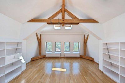 Repräsentatives Stilaltbau-Domizil mit 230 m² – ideal zum Wohnen und Arbeiten, mit Terrasse &amp; Garage