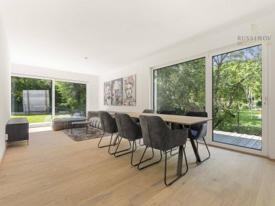 Erstbezug in Bestlage: Modernes Eck-Reihenhaus mit Garten und Tiefgarage #Invest-Living