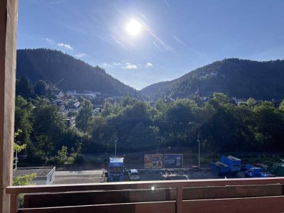 Frisch renoviert & vollmöbliert: 1-Zimmer-Wohnung mit Balkon in Bad Liebenzell