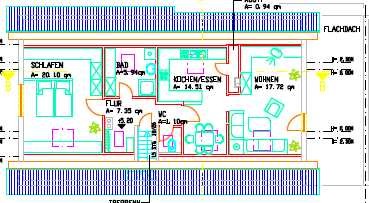 Schöne 2,5-Zimmer-DG-Wohnung mit Dachterrasse und EBK in Loffenau