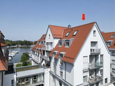 Wohnen mit Wohlfühlcharakter: bezugsfreie Wohnung mit Studio auf der Insel Lindau