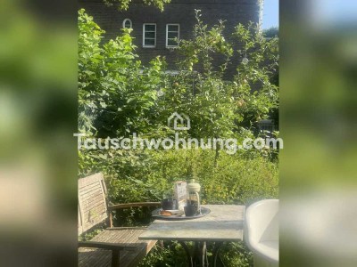 Tauschwohnung: Süße, kleine Wohnung mit Garten