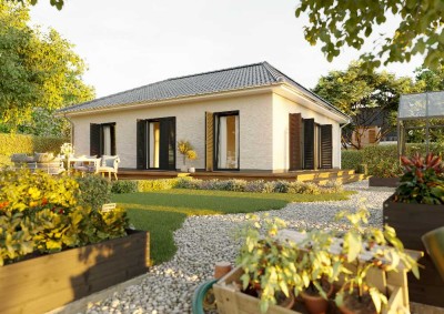 Sommeraktion PV- Anlage gratis: Großartig & praktisch leben in Ihrem Town & Country Bungalow 92 i...