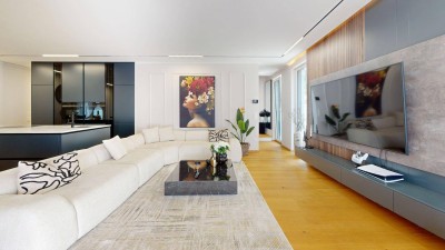 AKTIONSPREIS! Exklusive Doppelhaushälften inkl. Terrasse/Garten + Balkon 4-5 Zimmer! TRAUMAUSBLICK auf Burg Liechtenstein! SCHLÜSSELFERTIG!