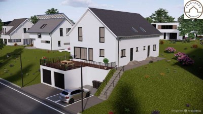 BIETERVERFAHREN! Neubau KfW-55-Doppelhaushälfte mit Terrasse & Garage in Heidenheim