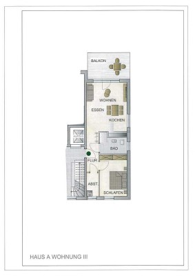 Stilvolle 2-Raum-Wohnung mit gehobener Innenausstattung mit Balkon und EBK in Cleebronn