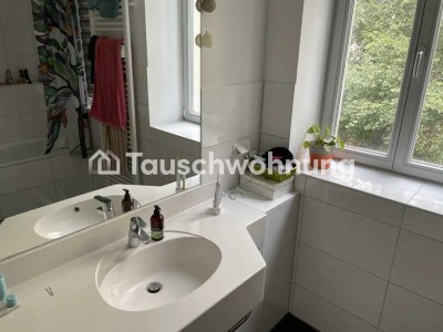 Tauschwohnung: 2-Raum-Maisonette-Whg mit Terrasse und Beet im Hinterhof