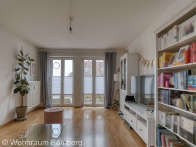 Praktikabel aufgeteilte 2 Zimmer Wohnung mit Balkon in Bamberg - Kramersfeld - 2. OG