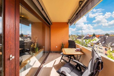 HEGERICH: Traumhafte 1-Zi-Wohnung mit Balkon und hochwertiger Möblierung – ein Ort zum Wohlfühlen