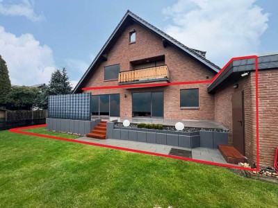 Große Wohnung mit Garten und Garage in Gamsen, zurzeit vermietet