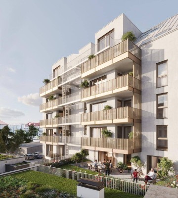 Erstbezug – moderne 2-Zimmer-Wohnung mit Eigengarten