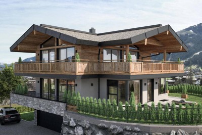 Bezirk Kitzbühel -Objekt Nr.: KOB3003 - Oberndorf : exklusives hochwertiges Neubauchalet in Bestlage