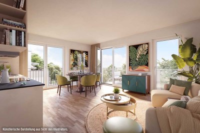 Charmante 2-Zimmer-Eigentumswohnung mit Balkon und Morgensonne