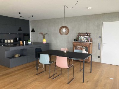 Luxuriöse Penthouse-Wohnung in Langenau nahe Ulm mit vier Zimmern und traumhaftem Blick ins Grüne