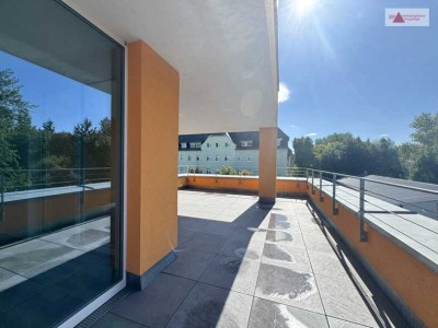 Exklusive Wohnung mit großer Dachterrasse, Fußbodenheizung und Fahrstuhl – barrierefrei!