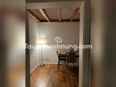 Tauschwohnung: Schöne Altbauwohnung mit Holzbalken