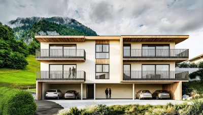 Neubauprojekt in erhöhter Lage am Ortsrand von St. Johann in Tirol