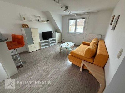 Möblierte 2-Zimmer Wohnung in Neu-Isenburg mit viel Tageslicht und Garten