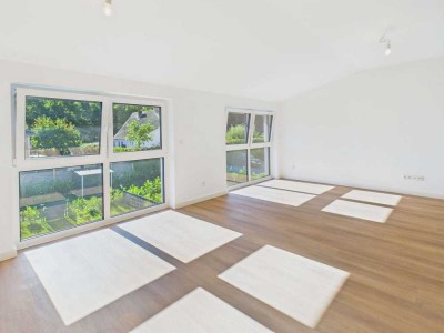 Attraktive Neubauwohnung mit KfW55-Standard und sonnigem Westgarten
