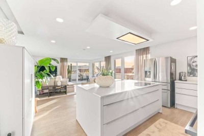 Penthouse-Feeling: 4-Zimmer-Wohnung mit riesiger Dachterrasse & offener Wohnküche