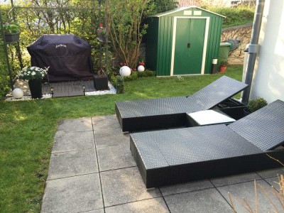 Geschmackvolle EG-Wohnung mit drei Räumen und EBK in Merching