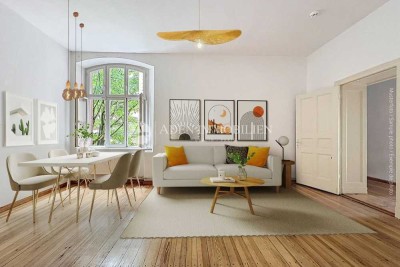 Elegante Altbauwohnung mit Süd-Balkon im begehrten Berliner Stadtteil Köpenick