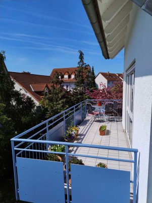 2 Zimmer Wohnung Weimar Gaberndorf mit S/W Balkon Blick