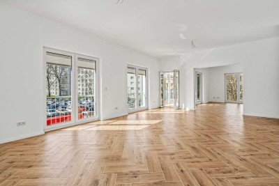 Traumwohnung: 5 Zimmer, Süd-Balkon/Wintergarten & Fußbodenheizung – Sa/So Termine � 0172-3261193
