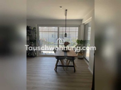 Tauschwohnung: geräumige 2-Zimmer Wohnung mit eigener Terrasse und Garten