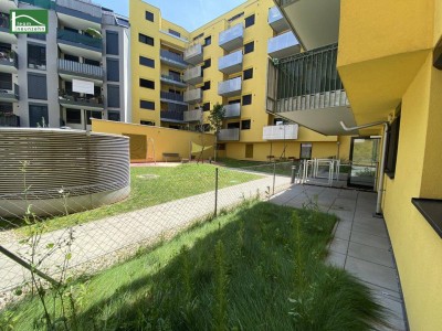 LEO 131 - 2-Zimmer Gartenwohnung im Niedrigenergiehaus mit Anbindung nach Floridsdorf!