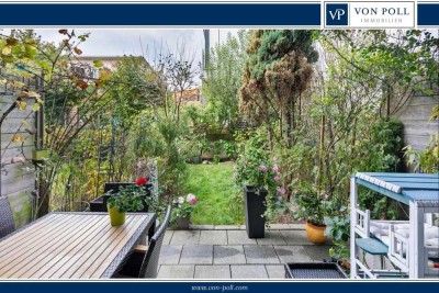 Ruhige, helle 2-Zimmer-Wohnung mit Garten und großem Hobbyraum (Gesamtfläche 78m²)
